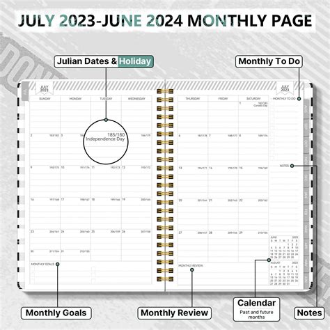 Academic Year Planner 2023 2024 Daily Weekly Monthly Ubuy India