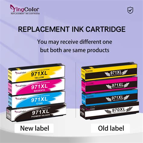 Yingcolor 970xl Ink Cartridge Replacement Compatible For Hp 970 Xl 971 Xl Ink Cartridges For