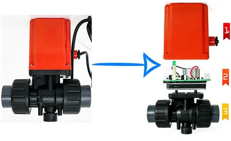 Dn15 Dc 24v 2 Way Electrically Operated Valve Ball Valve With Electric Actuator Lowest Motor