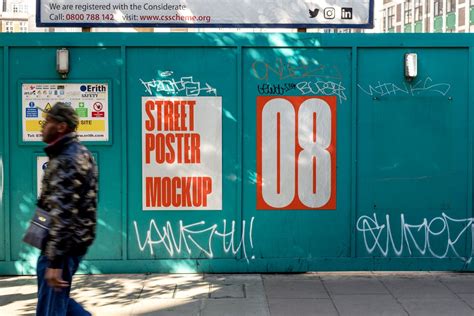 Street Poster Mockups Premium And Free Psd Mockup Store