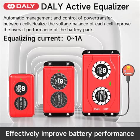 Daly Smart Bms Active Balancer Lifepo4 16s Equalizer 1A Li Ion BMS