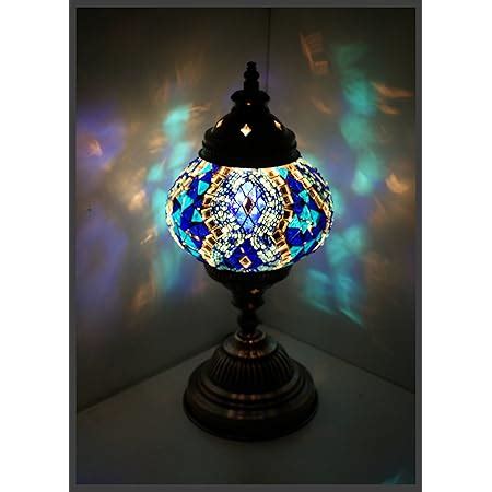 Mosaiklampe Mosaik Tischlampe M Stehlampe Orientalische Lampe Blau