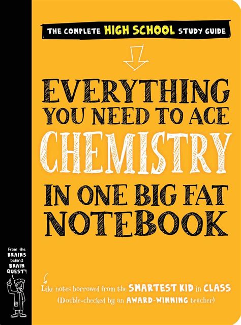 Everything Chemistry Notebook Pb Brainquest The Toy Store