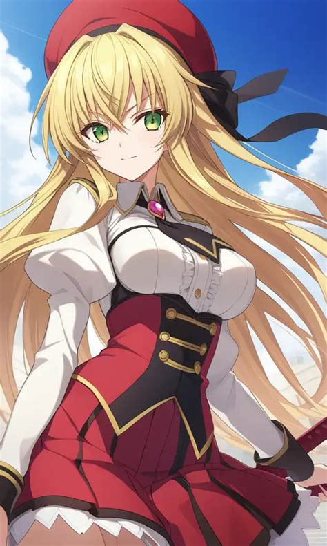 Ai Art Oldrin Zevon A Regal Warrior In Her Code Geass Uniform By