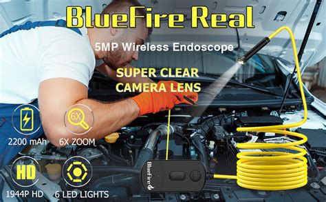 Bluefire Mp Industrial Endoscope Camera P Hd Wireless Borescope