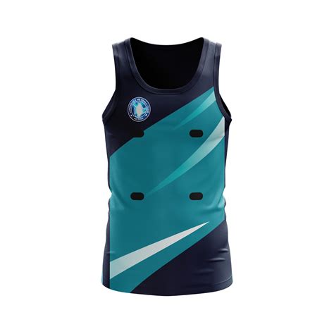 Sublimated Netball Singlet With Velcro Tabs 175gsm Ultramesh Mecca