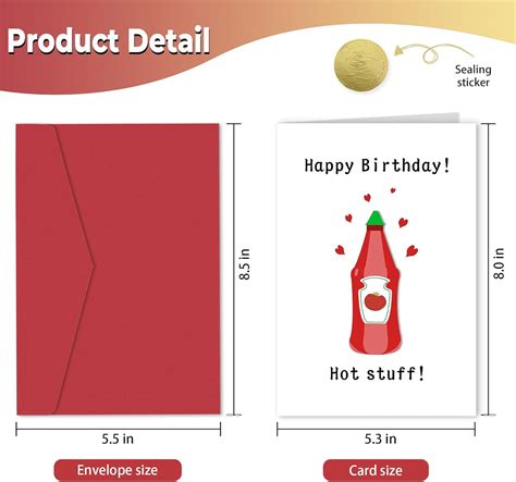 Heollaok Hot Stuff Happy Birthday Card Funny India Ubuy