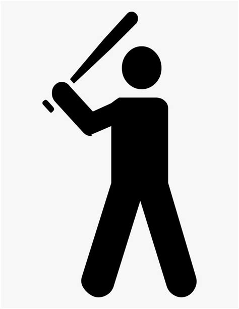 Png File Svg - Stick Figure Playing Baseball PNG Image | Transparent ...