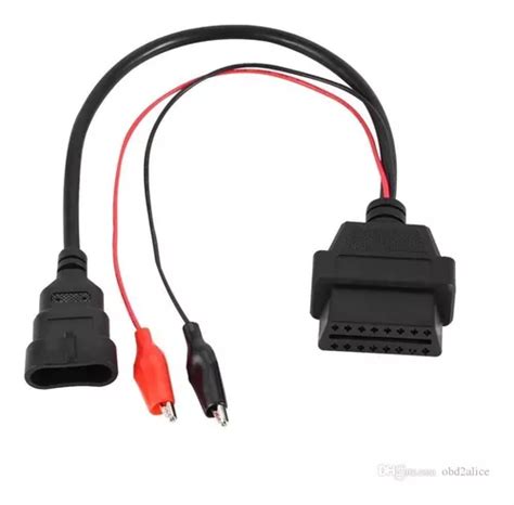 Cabo Adaptador Fiat 3 Pinos Obd2 16 Pinos Pronta Entrega