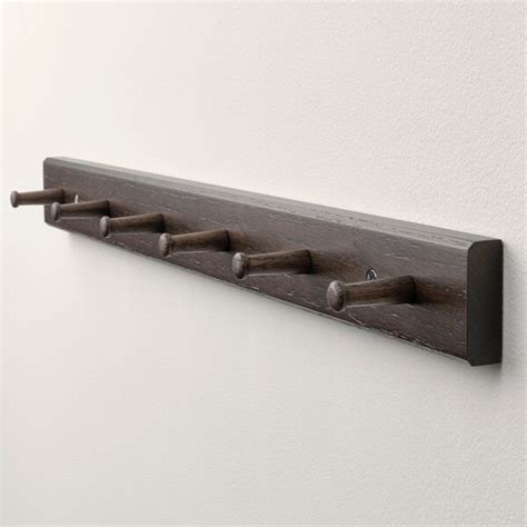 HÖvolm Rack With 6 Knobs Dark Brownwood Ikea Ca