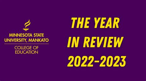 The College Of Education Year In Review 2022 2023 YouTube