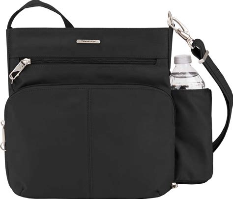 Travelon Anti Theft Classic North South Crossbody 12 5 X 12 X 4