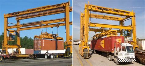 Intermodal Rail Rubber Tired Gantry Crane Translift The Geography