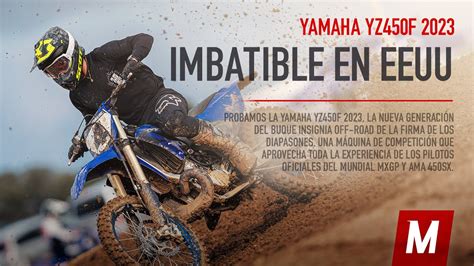 Yamaha Yz F Prueba Y Opini N Youtube