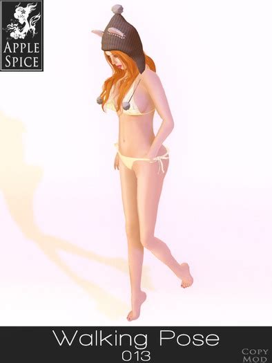 Second Life Marketplace Apple Spice Walking Pose 013