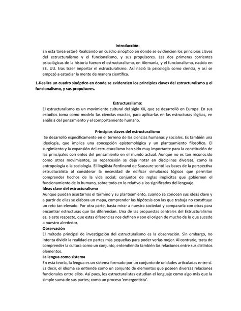 Cuadro Sin Ptico En Donde Se Evidencien Los Principios Claves Del