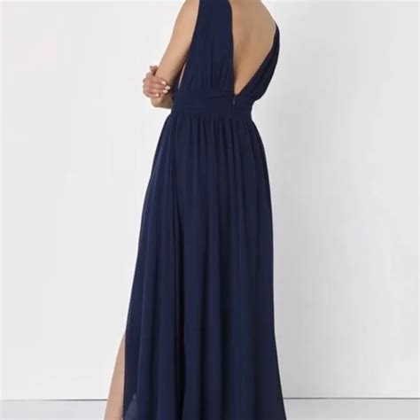 Lulus Dresses Lulus Heavenly Hues Navy Maxi Dress Poshmark