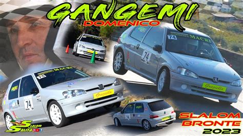 SLALOM BRONTE 2023 PEUGEOT 106 RALLYE RS PLUS SHOW GANGEMI