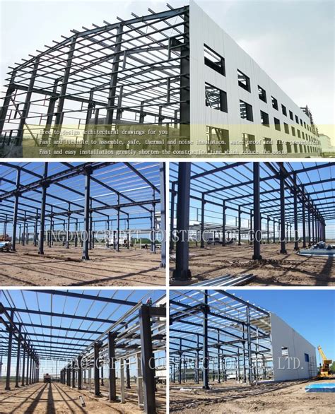 Jdcc Prefab Large Prefab Galvanized Steel Structure Workshop Warehouse