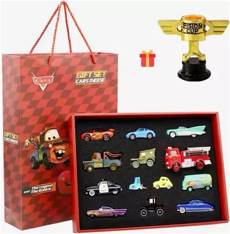 Set Pzs Carritos Cars Rayo Mcqueen Metal Regalo Env O Gratis