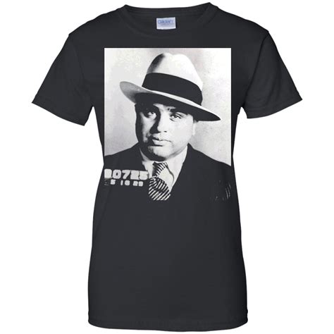 Al Capone Chicago Gangster Portrait T Shirt Shirt Design Online