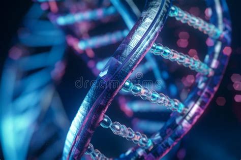 Abstract Genetic Information Dna Helix Genetic Code Dna Molecule