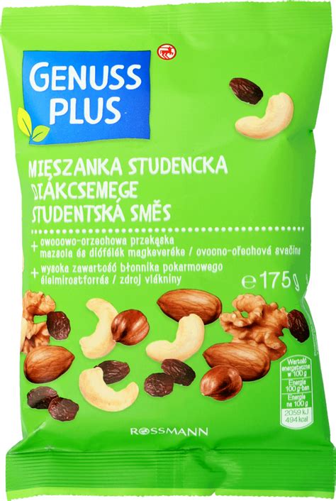 Genuss Plus Mieszanka Studencka G Drogeria Rossmann Pl