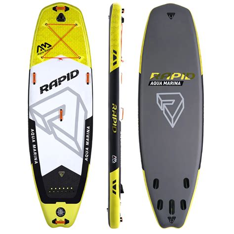 Aqua marina Rapid inflatable SUP Stand up Paddle Board white water paddle board river sup-in ...