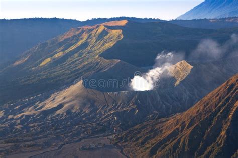 Bromo, Batok and Semeru Volcanoes, Java Island, Indonesia Stock Image ...