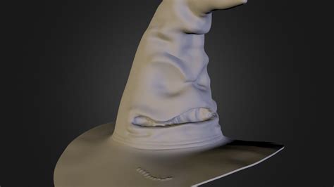 Sorting Hat Download Free 3d Model By Felipeesquivel [b5d05dc] Sketchfab