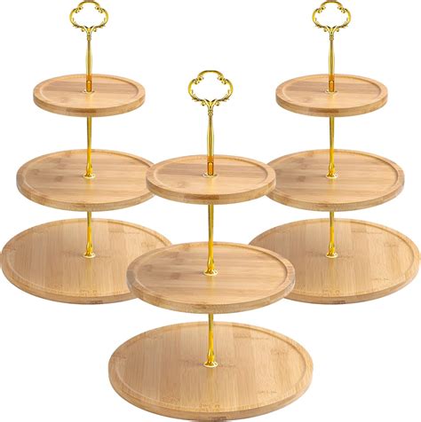 Amazon Set Of 3 Wooden Cupcake Stand 3 Tier Wood Cupcake Holder