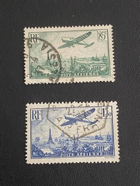 France Poste Aerienne Lot De Timbres Anciens Oblit R S Eur