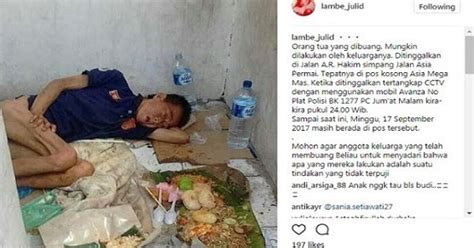 Tidur Terlantar Dikelilingi Makanan Kisah Kakek Tak Bercelana Ini