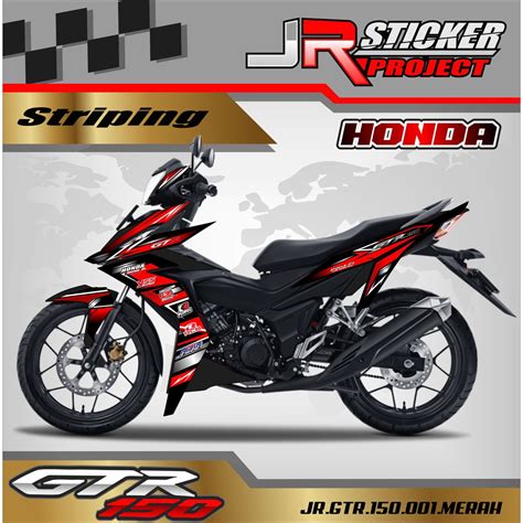 Jual Gtr Sticker Striping Gtr Stiker Motor Honda Supra Gtr