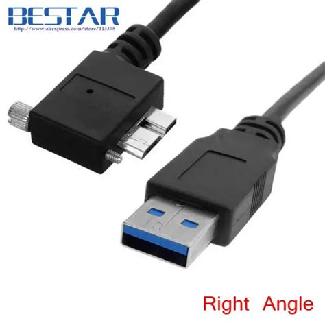 Usb 30 A Male To Micro B Usb 30 Right Angled Angle 90 Degree Cable