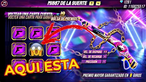 Nuevo Evento Web M1887 De La Suerte Con Solo 9 Giros Free Fire Youtube