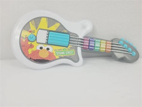 Sesame Street Elmo Guitar Rock By Hasbro 2010 Musical Light Up Keys