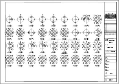 某地正放四角锥螺栓球节点网架屋面施工图纸通用节点详图土木在线
