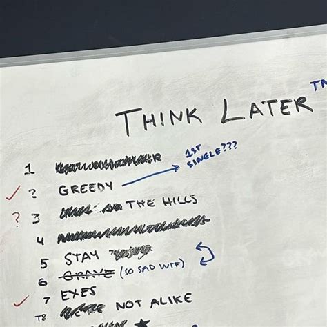 Tate McRae teases ‘THINK LATER’ track list : r/popheads