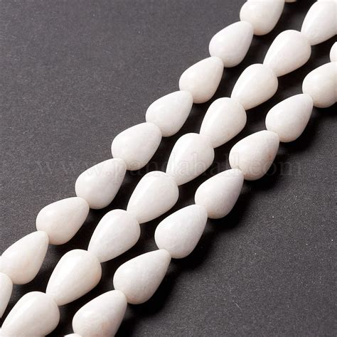 Wholesale Natural White Jade Beads Strands Pandahall