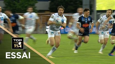 TOP 14 Essai de Pablo UBERTI UBB SU Agen Bordeaux Bègles J21