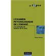 L examen psychologique de l enfant à la période de latence 6 12 ans