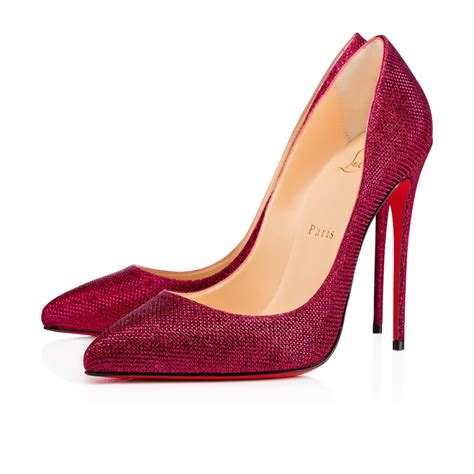 Christian Louboutin Pigalle Follies Mm Cassis Glitter