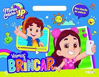 Amazon Fr Livro Infantil Meu Bloco De Colorir Maria Clara Jp Magic