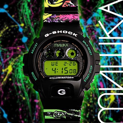 G Shock Dw Mishka Street Custom Design And Assembled Digital Resin