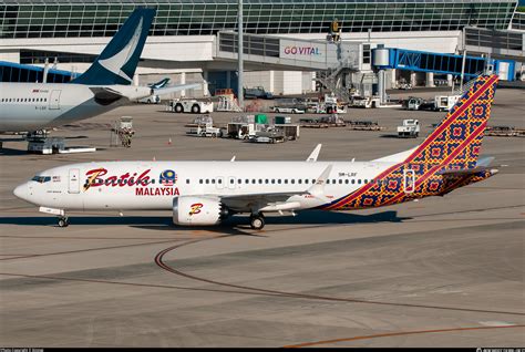 9M LRF Batik Air Malaysia Boeing 737 8 MAX Photo By Kinmei ID 1497066