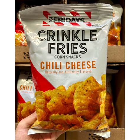 Tgi Fridays Chili Cheese Crinkle Fries Corn Snacks 992g Shopee