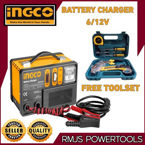 Ingco Battery Charger 612v Ing Cb1501 With Free Toolset Lazada Ph