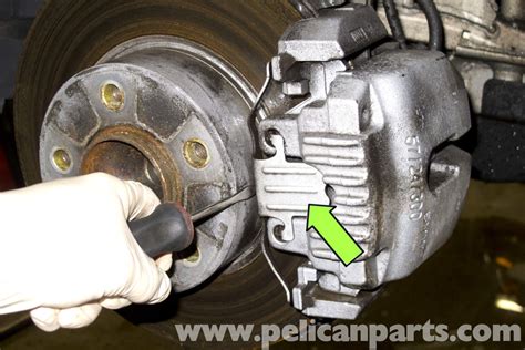 Bmw E Brake Pad Replacement E E E Pelican Parts Diy