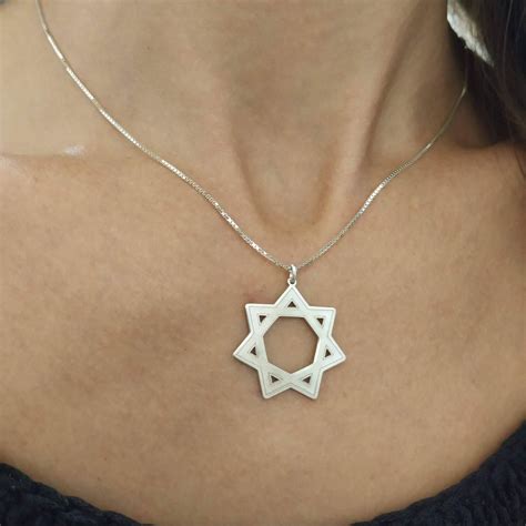 925 Sterling Silver Heptagram Septagram Babalon Pendant Etsy Israel